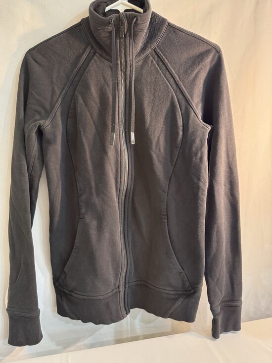 Lululemon Tops - Lululemon Scuba Full Zip Hoodie Women's 4 Cotton Fleece 0068